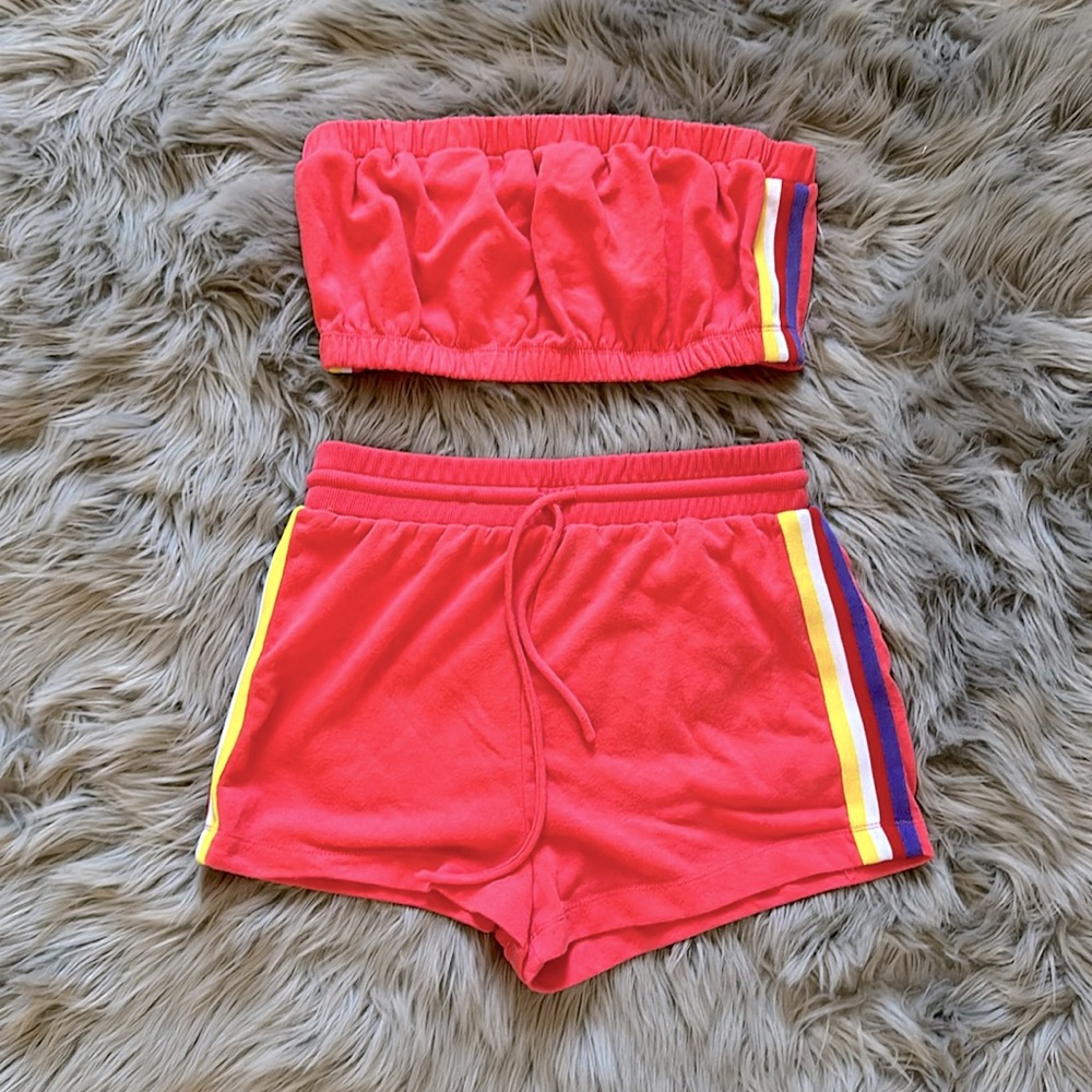 Forever 21 - Bandeau Top and Shorts Set - M